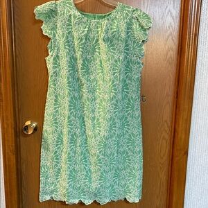NWT LOFT Mint Green Floral Shift Dress